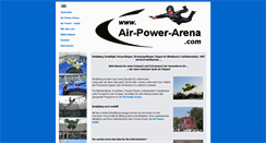 Desktop Screenshot of air-power-arena.de