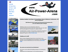 Tablet Screenshot of air-power-arena.de